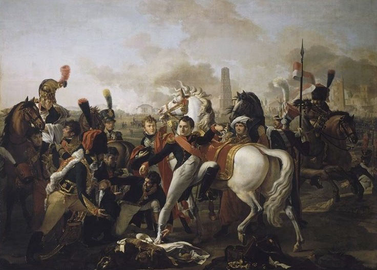 Pierre Gautherot Napoleon Ier, blesse au pied devant Ratisbonne, est soigne par le chirurgien Yvan, 23 avril 1809